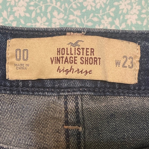 💙 Hollister Vintage High Rise Shorts, Size: XXS/00 - Picture 4 of 8